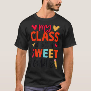 T-shirt Joyeux 100 Jours De L'École Maternelle Enseignante