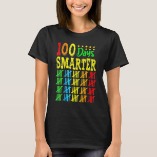 T-shirt Joyeux 100 Jours De Smarter Enseignant Et De Stitu