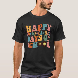 T-shirt Joyeux 100 jours de Super d'école présente enseign