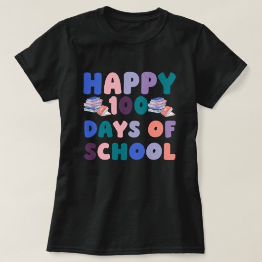 T-shirt Joyeux 100 Jours d'École (Design devant)
