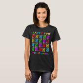 T-shirt Joyeux 100 Jours D'École (Devant entier)