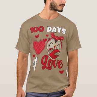 T-shirt Joyeux 100 Jours d'école 100 jours d'amour chouett
