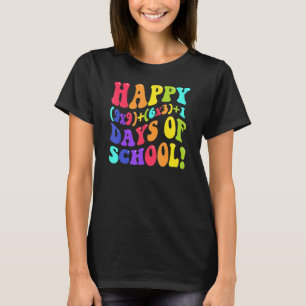 T-shirt Joyeux 100 Jours D'École 100E Jour Enseignant Math