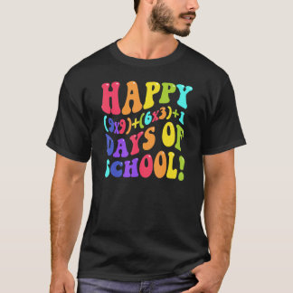 T-shirt Joyeux 100 Jours D'école 100ème Jour Professeur Ma