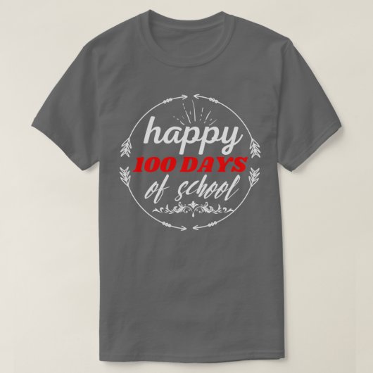 T-shirt Joyeux 100 Jours D'École 81 (Design devant)