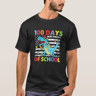T-shirt Joyeux 100 Jours D'école Drôles De Dinosaures Ense