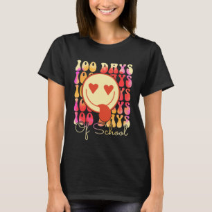 T-shirt Joyeux 100 Jours D'école Enseignant Enfants Heureu