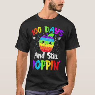 T-shirt Joyeux 100 Jours D'École Et Toujours Poppin 100E J