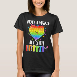 T-shirt Joyeux 100 Jours D'École Et Toujours Poppin 100E J