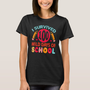 T-shirt Joyeux 100 Jours D'École Garçons Filles Gardergart