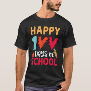 T-shirt Joyeux 100 Jours D'École Garçons Filles Gardergart