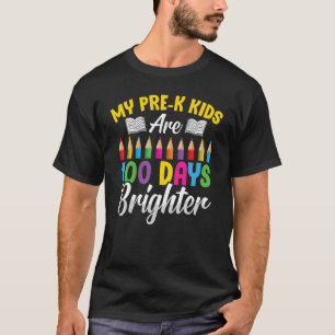 T-shirt Joyeux 100 jours d'école garçons filles jardin d'e