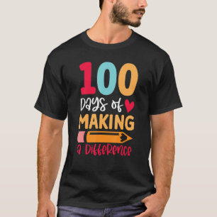 T-shirt Joyeux 100 jours d'école garçons filles maternelle