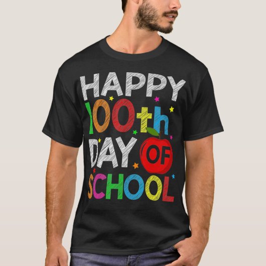 T-shirt Joyeux 100 Jours D'École Pour Enfants Garçons Ense (Devant)