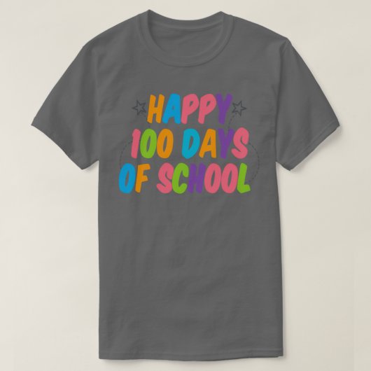 T-shirt Joyeux 100 Jours d'école pour enseignant pour enfa (Design devant)
