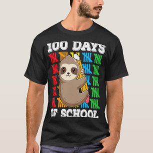 T-shirt Joyeux 100 jours d'école pour les élèves paresseux