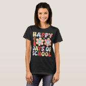 T-shirt Joyeux 100 jours d'école Retro style super 2023 (Devant entier)