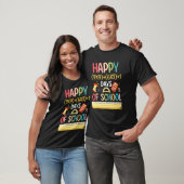 T-shirt Joyeux 100 Jours D'Enseignant Math Filles Garçons (Unisexe)