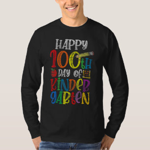 T-shirt Joyeux 100E Jour De Kinder Garten 100 Jours De Sch