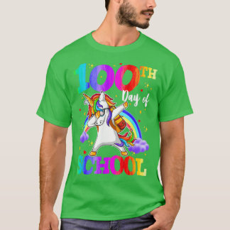 T-shirt Joyeux 100e Jour De L'École De Squad Dabbing Uni