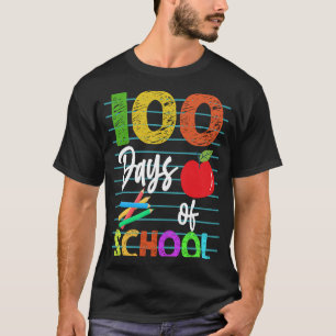 T-shirt Joyeux 100e jour de l'école maternelle Enseignant