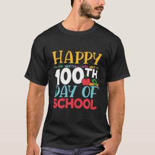 T-shirt Joyeux 100E Jour De L'Enseignant Éducateur Étudian