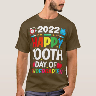 T-shirt Joyeux 100e Jour de maternelle 2022 Sondage de l'e