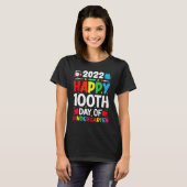 T-shirt Joyeux 100e Jour de maternelle 2022 Sondage de l'e (Devant entier)