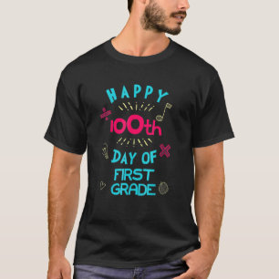 T-shirt Joyeux 100e Jour de première année de première ann
