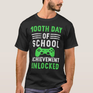 T-shirt Joyeux 100e Jour De Réussite De L'École Déverrouil
