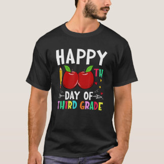 T-shirt Joyeux 100e jour de troisième année 100 jours d'éc
