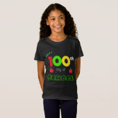 T-Shirt Joyeux 100e jour d'école (Devant entier)