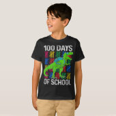 T-shirt Joyeux 100e jour d'école (Devant entier)