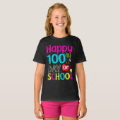 T-shirt Joyeux-100e-jour-d'école (Devant entier)