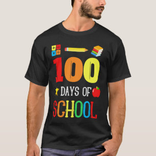 T-shirt Joyeux 100e jour d'école garçons filles enseignant