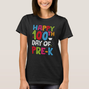 T-shirt Joyeux 100e jour d'école maternelle enseignant gar
