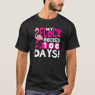 T-shirt Joyeux 100e jour d'école Mon troupeau a déchiré 10