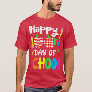 T-shirt Joyeux 100e jour d'école pour enseignant et étudia