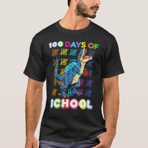 T-shirt Joyeux 100e jour d'école Professeur 100 Jours Rex
