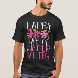 T-shirt Joyeux 100e jour d'école Professeur de maternelle