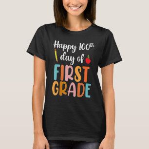 T-shirt Joyeux 100e jour d'élève ou d'enseignant de premiè