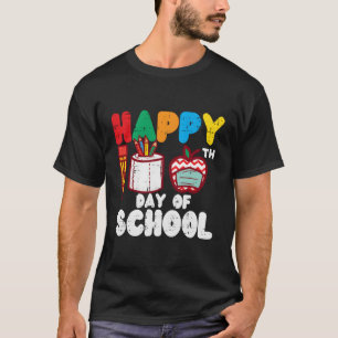 T-shirt Joyeux 100E Jour École Toilette Masque Papier 100