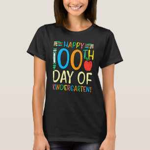 T-shirt Joyeux 100e Jour jardin d'enfants Apple 100 Jours 