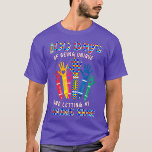 T-shirt Joyeux 100e Jours De Sensibilisation sur l'autisme