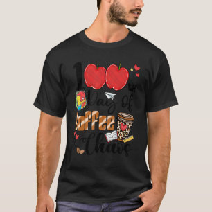 T-shirt Joyeux 100ème Jour De Café Et Chaos Leopard Café