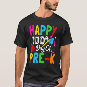 T-shirt Joyeux 100ème Jour De Fête De L'École Primaire Étu