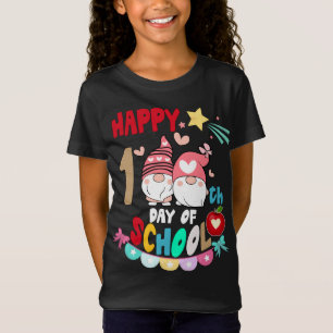 T-Shirt Joyeux 100ème Jour De Génomes D'École Pour Enseign