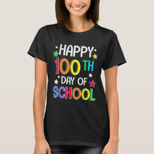 T-shirt Joyeux 100ème Jour De L'École 100 Jours Enseignant