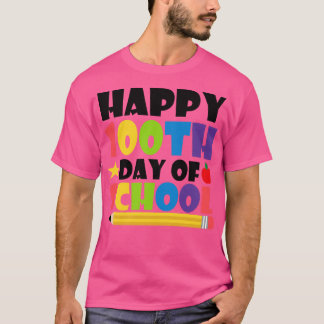 T-shirt Joyeux 100ème Jour De L'École Cute Enfants
