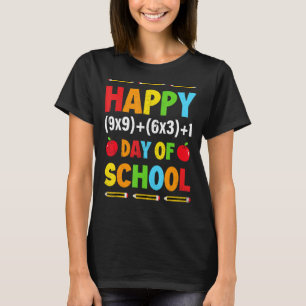 T-shirt Joyeux 100ème Jour De L'École Drôle Math Formule E